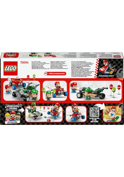 LEGO® Super Mario™: Mario Kart™ – Baby Mario ile Baby Luigi 72034 - 8 Yaş ve Üzeri Çocuklar için Koleksiyonluk Oyuncak Yapım Seti (321P) LEGO® Super Mario™: Mario Kart™ – Baby Mario ile Baby Luigi 72034 - 8 Yaş ve Üzeri Çocuklar için Koleksiyonluk Oyuncak Yapım Seti (321P)