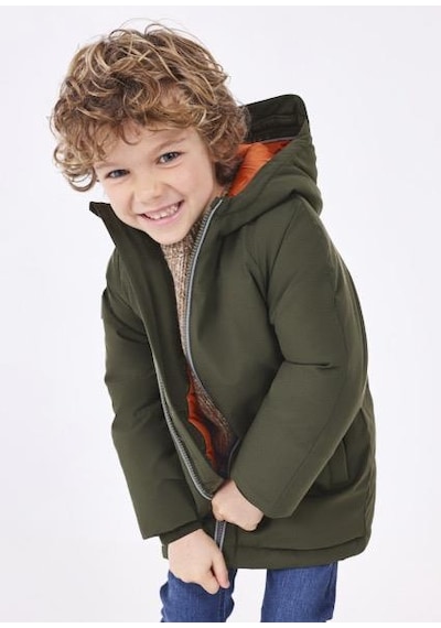 Name It Mayoral Erkek Çocuk Yeşil Parka Mont Green