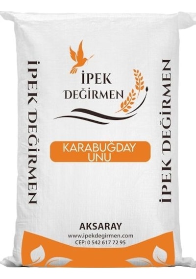 İpek Değirmen Çiğ Karabuğday Unu 10 KG Glutensiz Doğal Taş Değirmen Greçka Unu
