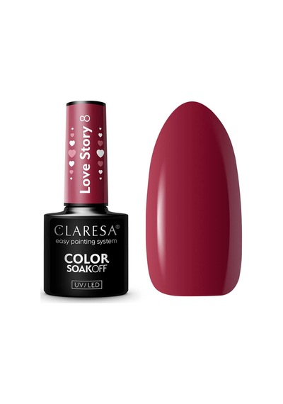 Claresa Kalıcı Oje Love Story Kiraz Kırmızı 8 5g