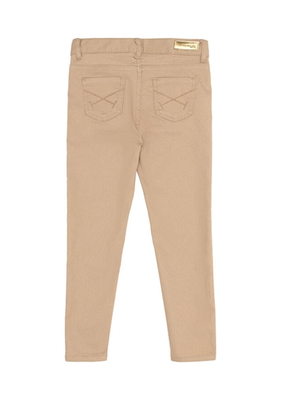 U.S. Polo Assn. Kız Çocuk Camel Kanvas Pantolon 50256600-vr015 Kahverengi
