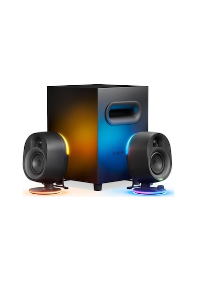 Steelseries Arena 7 RGB Aydınlatmalı 2.1 Bluetooth Oyun Hoparlörü