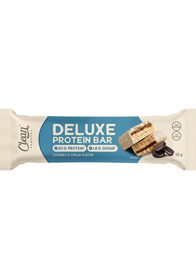 Clean Powders Deluxe Protein Bar %36 Protein 55 Gr 1 Adet - Beyaz Çikolata Kurabiye