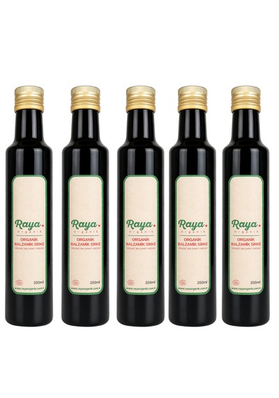Organik Balzamik Sirke 5 Li Set 5 X 250 Ml Toplam 1250 Ml
