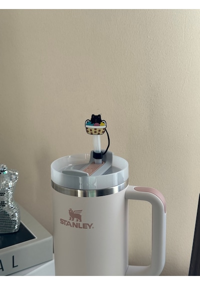 Sevimli Kedi Model Silikon Toz Geçirmez Sızdırmaz Pipet Kapağı 1 Adet Termos Ile Uyumlu Siyah - Turuncu Sevimli Kedi Model Silikon Toz Geçirmez Sızdırmaz Pipet Kapağı 1 Adet Termos Ile Uyumlu Siyah - Turuncu
