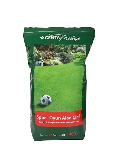 Genta Prestige Spor Alan Çim Tohumu 10 Kg - Prestige İlk Tesis Çim Gübresi 10 Kg - 400 M2 Alan 0,250