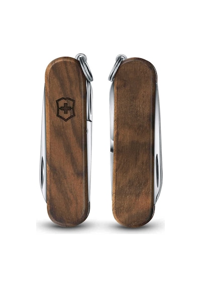 Victorinox 0.6221.63 Classic Sd Wood Kamp Çakı, Ceviz Ağacı Kahverengi