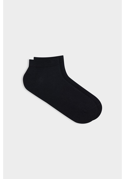 D'S Damat Ds Damat Siyah 3'lü Pamuklu Spor Patik Çorap Set 6hc16ortpcst3 001