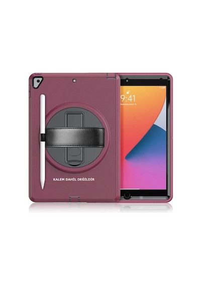 Apple İpad Uyumlu 10.2 7.nesil Kılıf Hand Strap Tablet Kılıfı