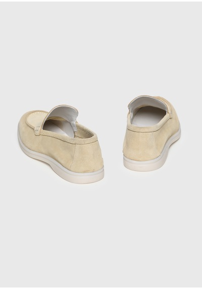Ramsey Sarı Süet Casual Loafer