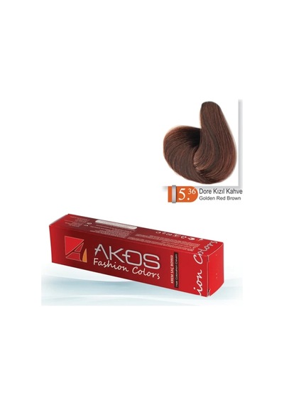 Akos Saç Boyası Dore Kızıl Kahve 5.36