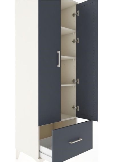 Hyperion Dolap 4 Raflı Tek Çekmeceli 2 Kapaklı 60x44x182 Ayta... Aytaşı