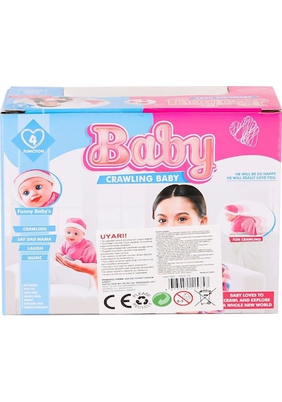3359-12 Emekleyen Sesli Bebek -toysan Oyuncak