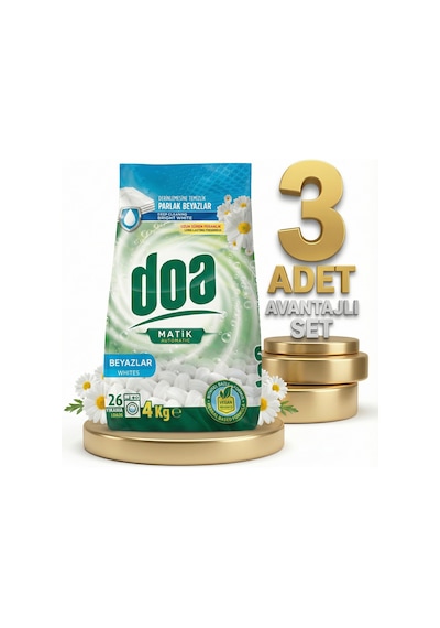 Doa Matik Deterjan Beyazlar 3x4 Kg