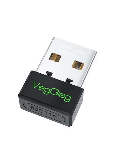 Veggieg 150 Mbps 2.4ghz Kablosuz Wifi Alıcı Verici Nano Usb Adaptör