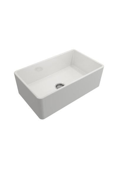 Bocchi Lavello Mutfak Eviyesi 76 CM Parlak Beyaz 1138-001-0120-03