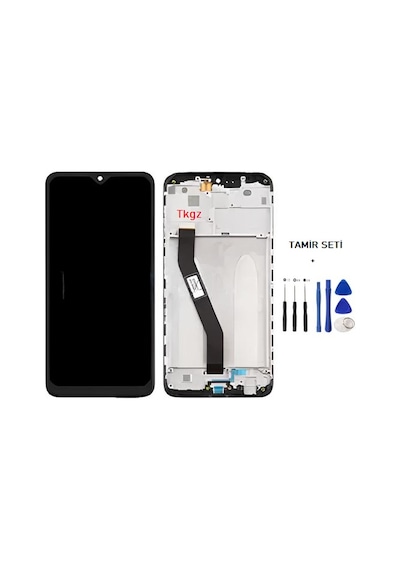 Tkgz Xiaomi Redmi 8a Lcd Ekran Dokunmatik Service Pack Lcd - Full Çıtalı + Tamir Seti