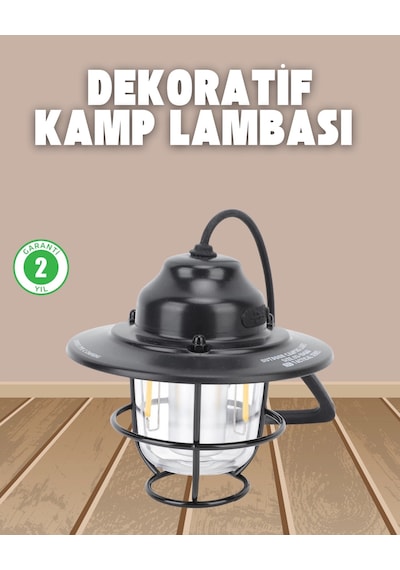 Dekoratif Ve Fonksiyonel Taşınabilir Kamp Gece Lambası Diğer