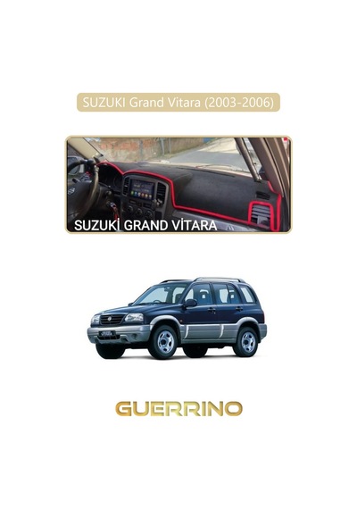 Suzukı Grand Vitara 2003-2006 Torpido Koruma Halısı Bej Kenar