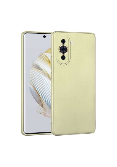 Zore Huawei Nova 10 Kılıf Nvth Premier Silikon Kapak - Gold