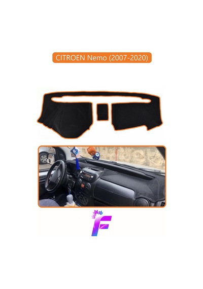 Cıtroen Nemo 2007-2020 Torpido Örtüsü Güneşten Korur Kolay Montaj Tam Uyum Hızlı Montaj E10