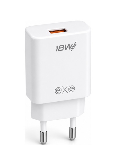 Exe 18w Hızlı Şarj Adaptörü Usb-a Ev Tipi Şarj Aleti Beyaz