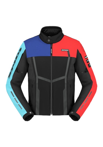 Spidi Spıdı Motojoy Tekstil Ceket Siyah Mavi Kırmızı Spidi Spıdı Motojoy Tekstil Ceket Siyah Mavi Kırmızı