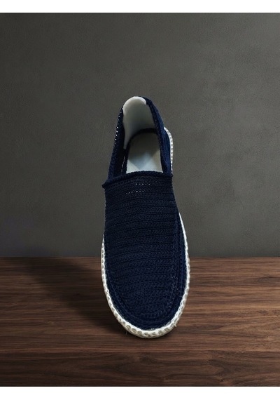 Orifkozmo %100 El Yapımı El Örgüsü Erkek Espadril & Hafif Casual Yazlık Ayakkabı Lacivert Orifkozmo %100 El Yapımı El Örgüsü Erkek Espadril & Hafif Casual Yazlık Ayakkabı Lacivert