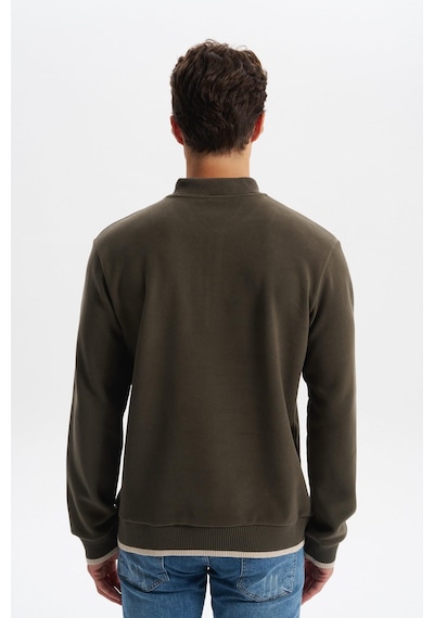 AR-MA Arma Erkek Selanik Kumaş Polo Yaka Yarım Fermuarlı Regular Fit Sweatshirt Kazak K30554697902 Haki AR-MA Arma Erkek Selanik Kumaş Polo Yaka Yarım Fermuarlı Regular Fit Sweatshirt Kazak K30554697902 Haki