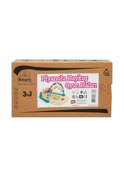 Piyanolu Baykuş Oyun Halısı