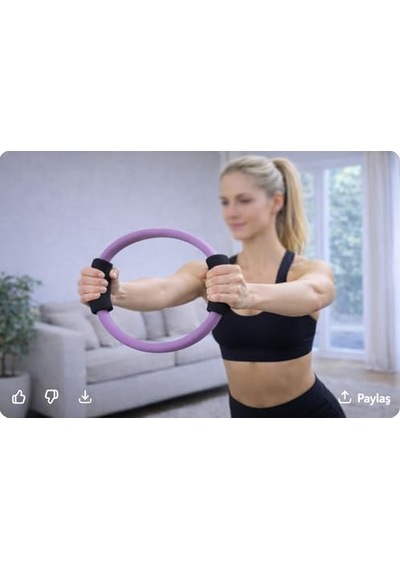 Actifoam Pilates Çemberi 35 Cm Çap Mor 35 Cm Çap
