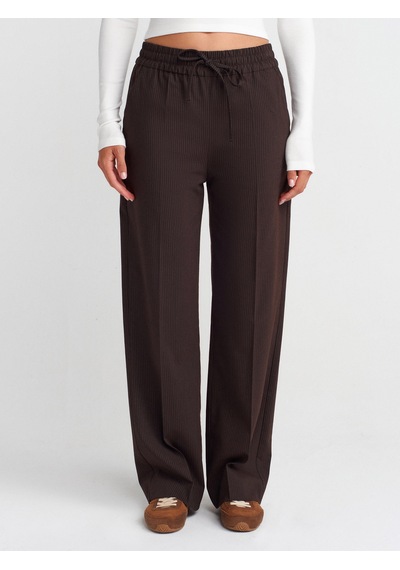 Dilvin 72164 Pijama Pantolon-kahve Kahve