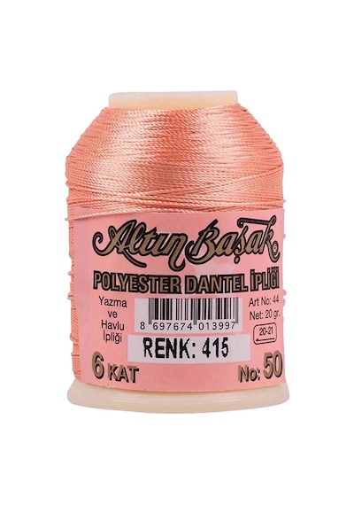 Hubrendy Tedarik Altınbaşak Oya Ve Dantel İpi 20 Gr - Royaleks - No: 415