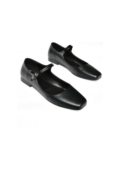 Fox Shoes S726252509 Kadın Babet - Siyah
