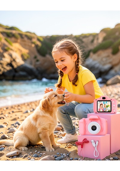 Mini Hd Kamera Fotoğraf Ve Video Çekimli Uczzzçocukkamerasıpembe-11