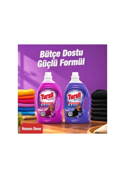 Çamaşır Bakım Deterjanı Siyahlar Ve Koyu Renkliler 2.7l
