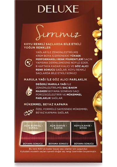 Palette Deluxe Yoğun Renkler 7 - 887 Ateş Kızılı X 2 Adet Saç Boyas