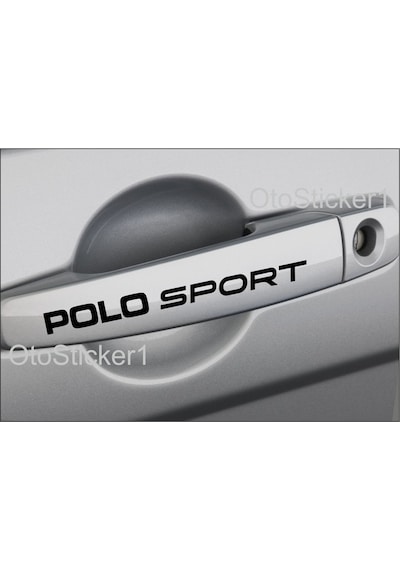 Volkswagen İçin - Uyumlu Aksesuar Polo Sport Kapı Kolu - Sticker Set 8 Ad 13 1 Cm