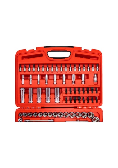 Ceta Form C20-96ph2 1/4"+1/2" 6 Köşe Lokma Anahtar Takımı 96 Parça