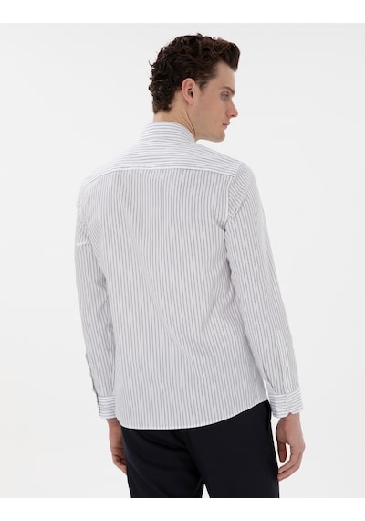 Pierre Cardin Erkek Lacivert Gömlek Desenli 50306028-vr033 Lacivert