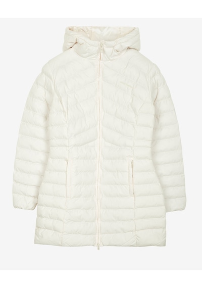 Skechers W Essential Maxi Length Hooded Jacket Kadın Off White Mont S212005-102 Beyaz Skechers W Essential Maxi Length Hooded Jacket Kadın Off White Mont S212005-102 Beyaz