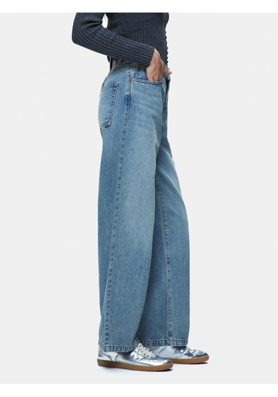 LTB Larrıe L Daralan Paça Orta Bel Mid Indigo Jean Pantolon