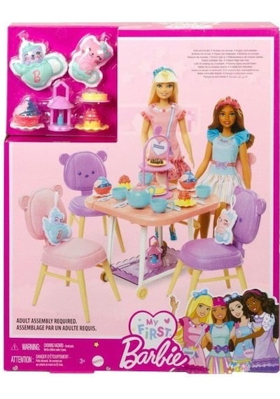 Barbie My First Barbie - İlk Barbie Bebeğim Çay Partisi Oyun Seti HMM65