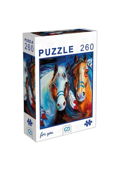 Ca Games Puzzle 260 Parça Atlar 6003
