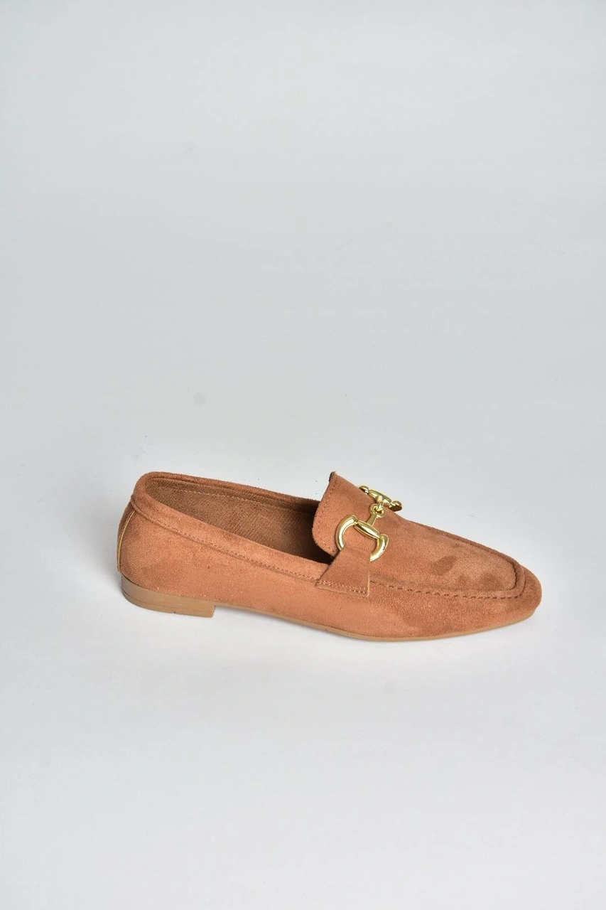 Fox Shoes V780161202 Taba Süet Günlük Kadın Ayakkabı Taba-süet