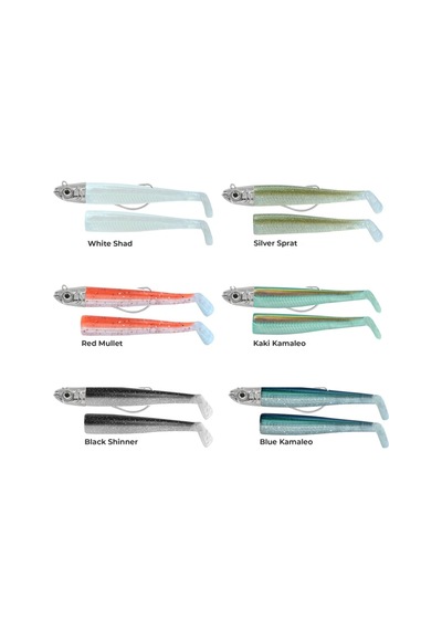 Gt-bio Combo + Body Roller Shad 85 - 4gr Silikon Yem - Black Shiner