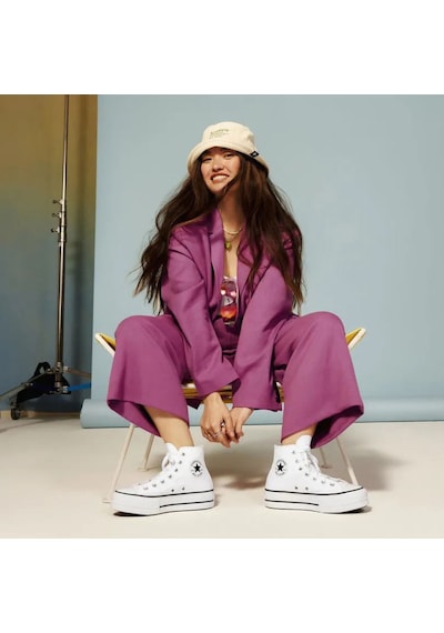 Converse Converse Chuck Taylor All Star Lift Kadın Beyaz Günlük Ayakkabı 24507 Beyaz