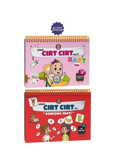 Çocuk Akademi Cırt Cırt Ile Konuşma Vakti Ve Cırt Cırt Vakti 9-16 Ay Baby Girl