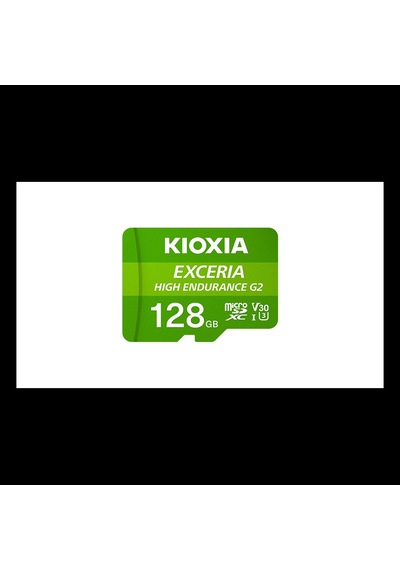Kıoxıa 128gb Exceriag2, Lmhe2g128gg2, A1 V30 4k, Cl10, 100mb/s, Microsd Kart Bellek Sd Adaptörlü