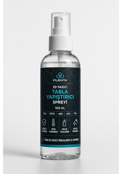 Filenta 3d Yazıcı Tabla Yapıştırıcı 100 Ml. Standart